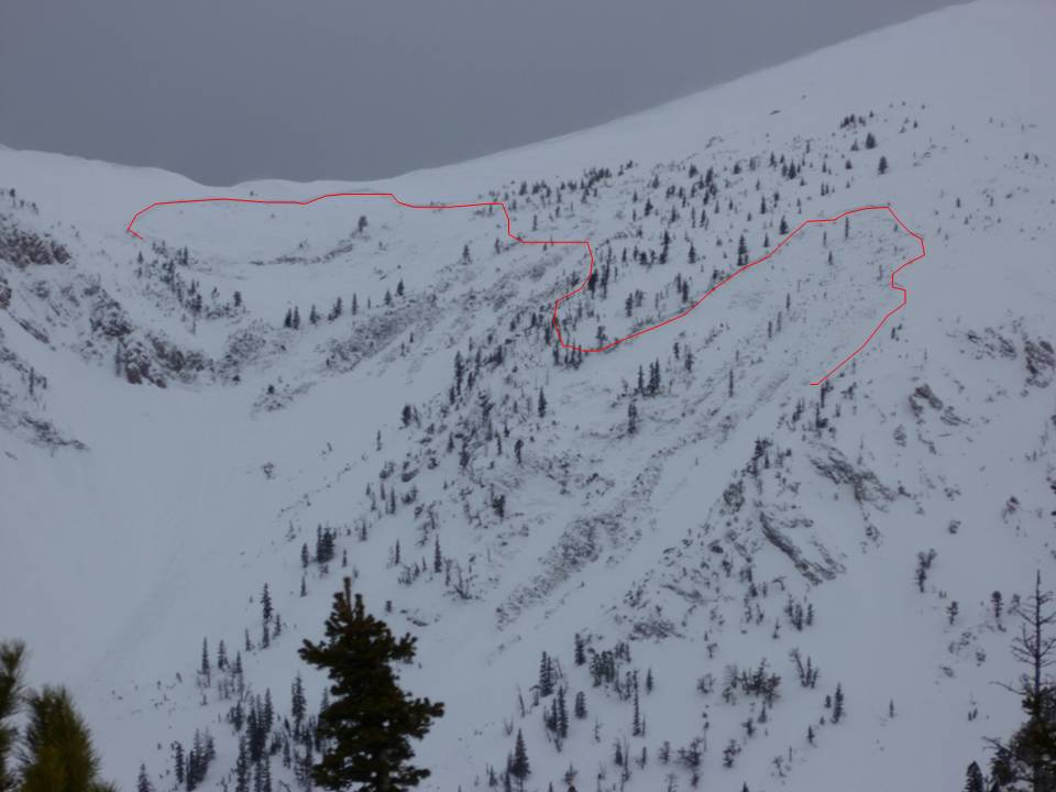 Avalanche in Naya Nuki Bowl - 31 March 11